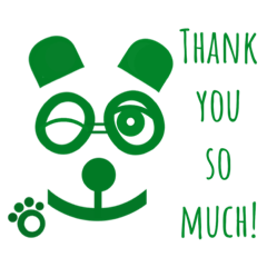 目は心の窓 緑のパンダ 英語ver編 Line スタンプ Line Store 目は心の窓 緑のパンダ 英語ver編 Line スタンプ Line Store