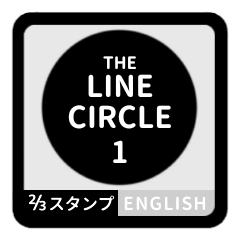 LINE CIRCLE 1 [2/3][BLACK][ENGLISH]