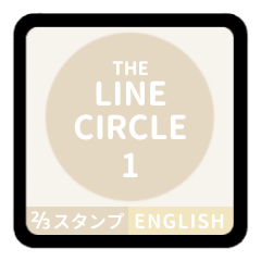 LINE CIRCLE 1 [2/3][IVORY][ENGLISH]
