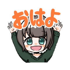 女の子のスタンプ(色々な表情) - LINE スタンプ | LINE STORE