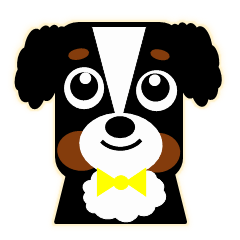 A Bernese Mountain Dog everyday sticker