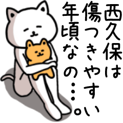 Sticker of NISHIKUBO(CAT)