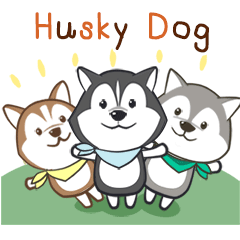 Husky Dog (Animated)