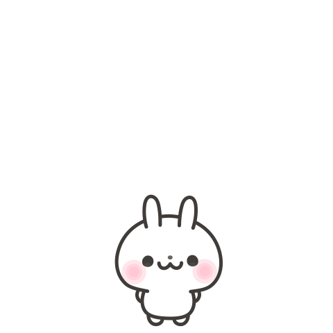 Very large letters & simple rabbit