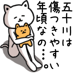 Sticker of ISOGAWA(CAT)