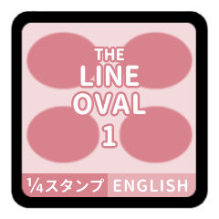 LINE OVAL 1  [1-4][PINK][ENGLISH]