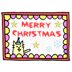 Animation!Christmas & New year sticker