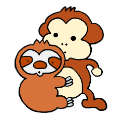 Monkey & Sloth