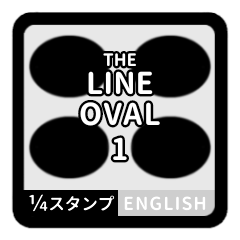 LINE OVAL 1  [1-4][BLACK][ENGLISH]