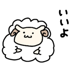 みたれのらくがき　ひつじさん