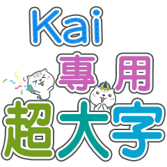 475(Kai)Name Sticker- large