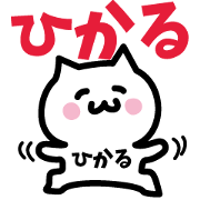 NAME Sticker HIKARU!!!