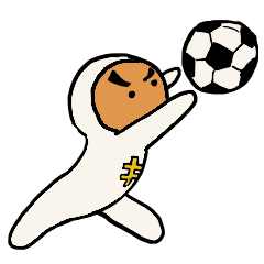 Keeper of soccer