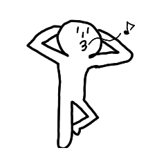 白黒線人間の毎日