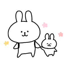 parent and child rabbit