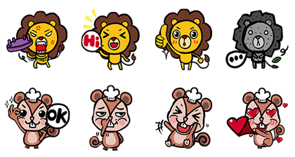 Food123 (Lion & Squirrel)