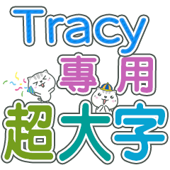 526(Tracy)Name Sticker- large