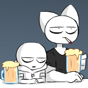 Strange guy x Damn Cat Guy 4
