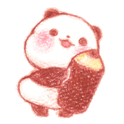 Yururin panda ~Colored pencil~