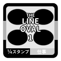 LINE OVAL 1 [1-4][BLACK][WORK]