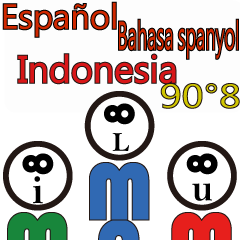 90°8 .Espanhol ... Indonésia