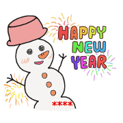 Little Snowman's sticker
