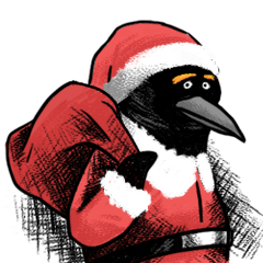 Lonely Penguin for X'mas and New Year