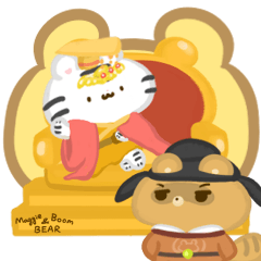 Maggie&Boom Bear-Animated Chinese Palace – LINE stickers | LINE STORE