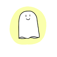 cute ghost shirochan