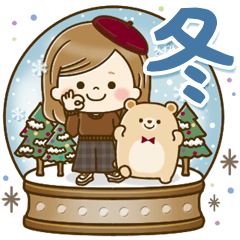 *Winter* Cute mother's daily stickers