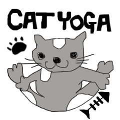 Cat Yoga/Asana Sticker