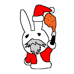 desperation Rabbit's lonely Christmas.