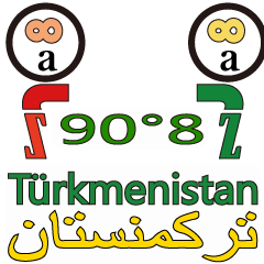 90 degrees 8 Turkmenistan .Persian