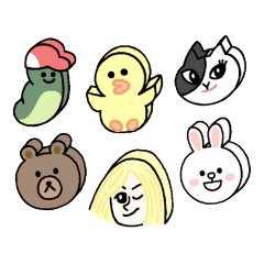moiko_LINE FRIENDS with board game2