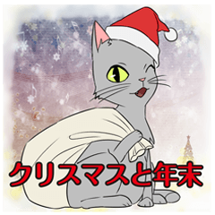 End of year.Silver cat