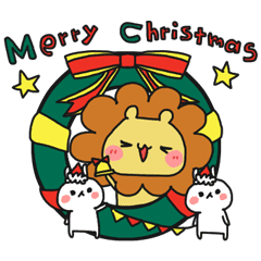クリスマス ライオン Line スタンプ Line Store クリスマス ライオン Line スタンプ Line Store