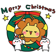 クリスマス ライオン Line スタンプ Line Store