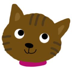 Cat Cyoco greeting Stickers