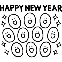 APPROPRIATE STICKER HAPPY NEW YEAR!!!