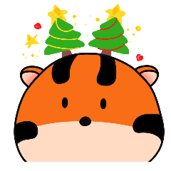 round tiger welcomes the new year