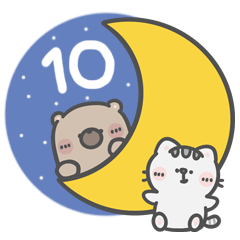 Mr. bear and his cutie cat 10 : Galaxy
