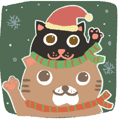 檬露 貓貓隊！聖誕節快樂喔！齁齁齁