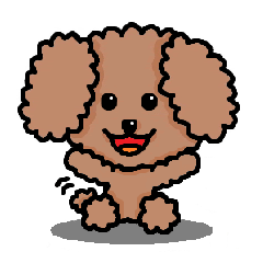 "Cute Character" Mr.Dog! Toy Poodle Ver.