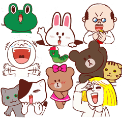 LINE FRIENDS with mumucoma