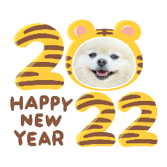 Hime Year-end and New Year stickers 2022