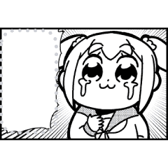 Manga Stickers Pop Team Epic Line Stickers Line Store