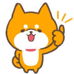 Fluffy Shiba inu animated