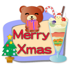 Cute bear-Christmas and Happy New Year