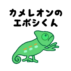 Veiled Chameleon "Eboshi" stamp
