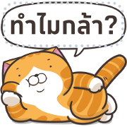 Lan Lan Cat: Message Stickers Part 1